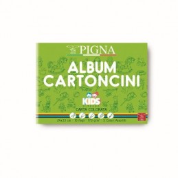ALBUM CARTONCINI COLORATI 10FF