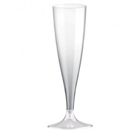FLUTE GLASSES CLEAR. 6PC...